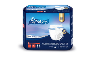 Breeze Over Night| תחתוני ספיגה מידה L